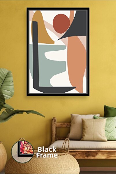 KOSS Dijital Pictură de perete geometrică abstractă Decor modern de perete pe...