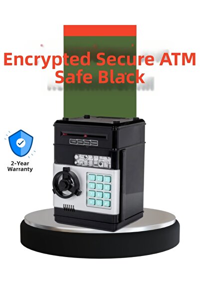 ARMÜZ حصالة نقود على شكل صراف آلي مع قفل رقمي