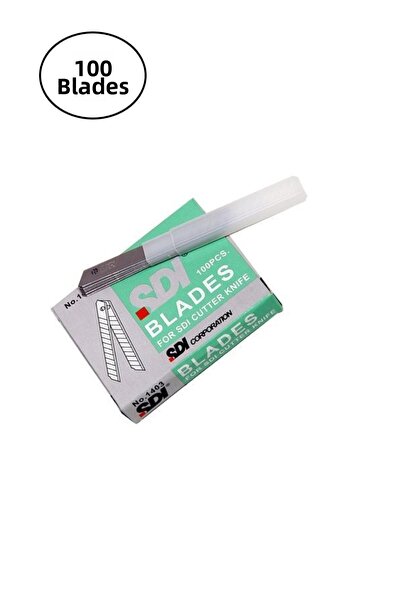Soydoğan Esmo SDI-1403 - 100 قطعة سكينة احتياطية ضيقة