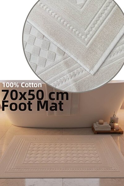 Dantelux bumbac 100% Prosop pentru picioare cu model Dama (50x70 cm) roz pudrat