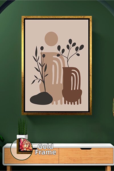 KOSS Dijital Μοντέρνα αφηρημένη ζωγραφική με υφή μποέμικης τέχνης μπλε κοβαλτ...