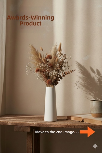 muffag Vază decorativă simplă din pampas - vază lal, vază Pinterest