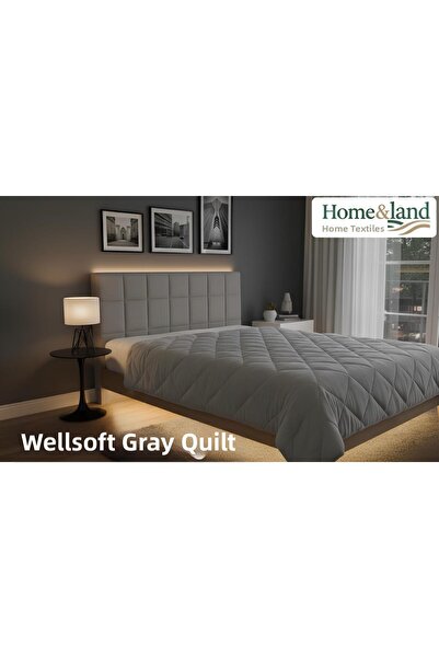 home&lands Welsoft Double Size Gray Quilt