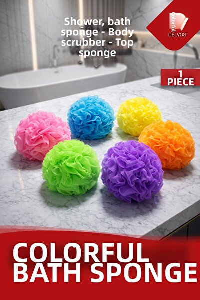 Fotografyabaskı ليفة استحمام للجسم، شبكة تنظيف فعالة للتقشير والنظافة