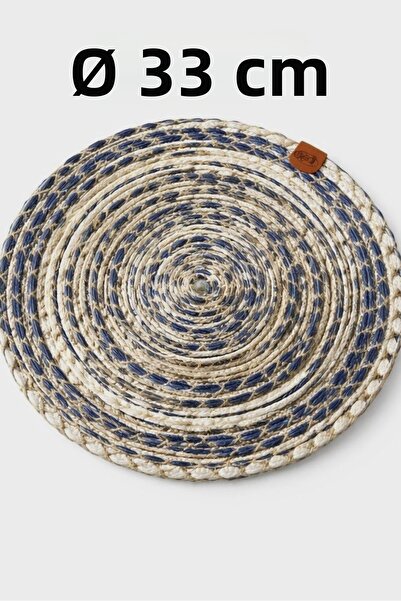 Hevia Home Плетена американска подложка за чинии Цветна плетена подложка за ч...