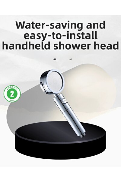 Epilons Easy-To-Install 3-Mode High-Pressure Shower Head