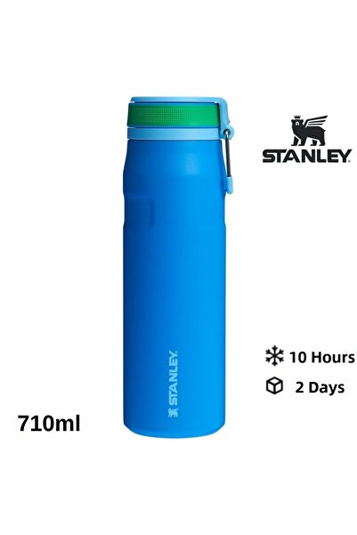 Stanley The Iceflow Twist Flip Thermos 0.71 Lt Thermos Mug Camping Flask Blue
