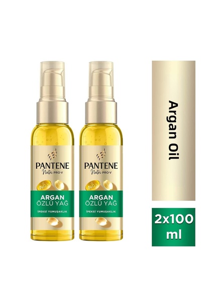Pantene زيت الشعر بخلاصة الأرغان الطبيعي 100 مل للشعر المجعد والمظهر غير لامع...