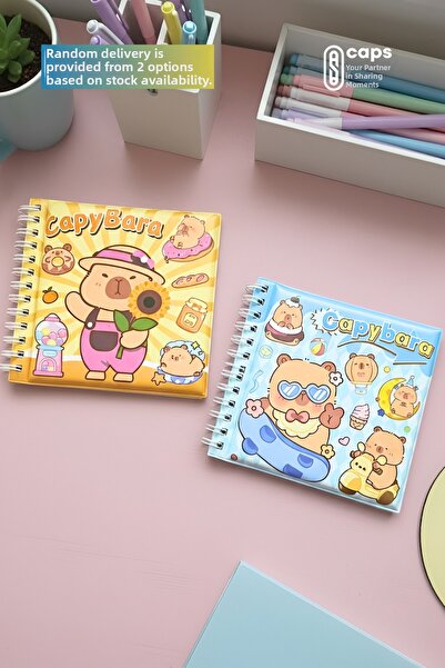 caps office 1 bucăți de copertă moale Capybara transparentă - caiet de autoco...