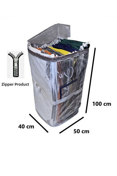 JokeyAmbalaj Home-Work Tarpaulin Carrying Bag 50X40 100cm with Zipper and Poc...