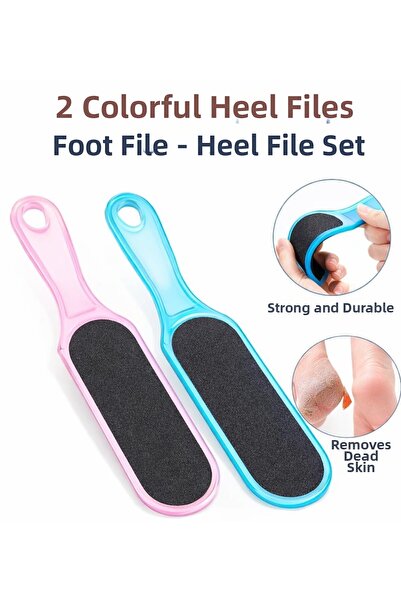 SİNKA مبرد كعب كبير الحجم غير قابل للكسر، مجموعة من قطعتين، صلابة الكعب من حج...