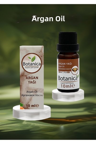 botanica 100% Pure Cold Pressed Argan Oil 10 ml - Repairing Damaged Hair and Anti-Aging Skin Care