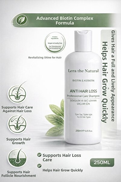 Lera The Natural شامبو مغذي لإصلاح الشعر وتطويله بسرعة ضد تساقط الشعر بالبيوت...