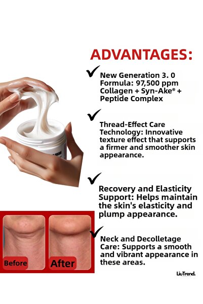 Medipeel كريم الرقبة ميدي-بيل نايت ثريد 100 مل كريم رفع الرقبة يحتوي على الببتيد والكولاجين 3.0