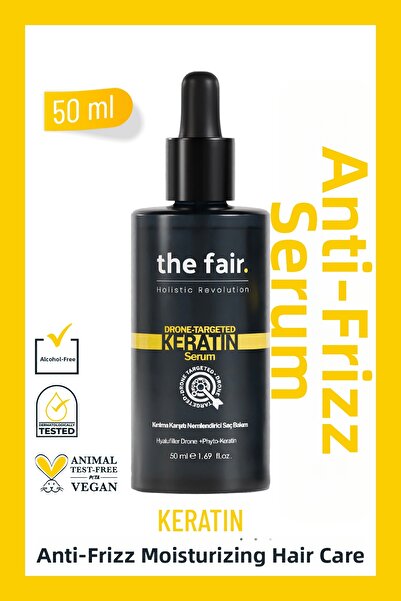 the fair. سيروم شعر نباتي مرطب مضاد للتقصف بالكيراتين 50 مل