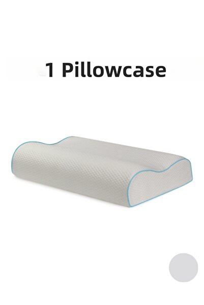 Viscomina Μαξιλάρι Mega Visco 1 Μαξιλαροθήκη 60x40x14/12