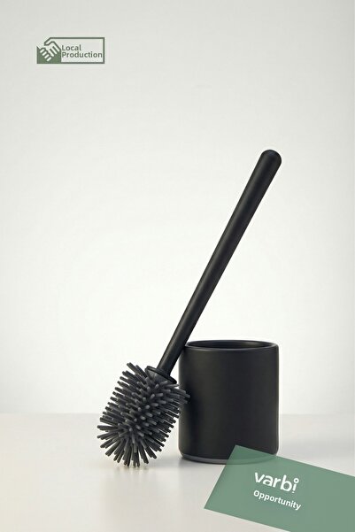 Varbifırsat مجموعة فرشاة المرحاض ذات الرأس السيليكوني - فرشاة تنظيف المرحاض و...