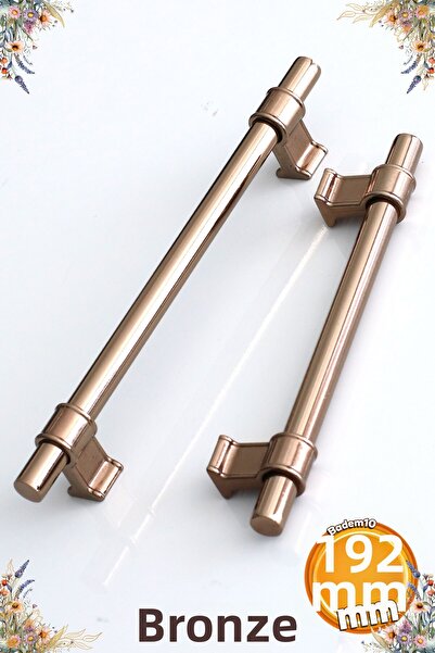 Badem10 Mâner metalic din bronz Hisar 192 mm-19,2 cm Mobilier Bucătărie Serta...