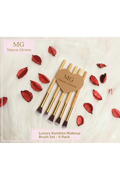 MAISON GLOWEN Perie pentru faruri, perie de amestecare, pachet de 5 bucăți