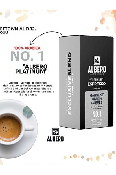 ALBERO اسبريسو بلاتينيوم 1000 جرام- قهوة أساسية