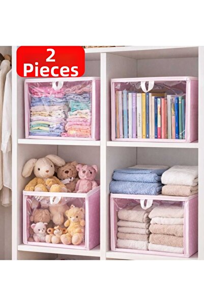 DEMİROĞLU EV TEKSTİL Pachet de 2, Organizator pentru rafturi pentru dulap cu ...