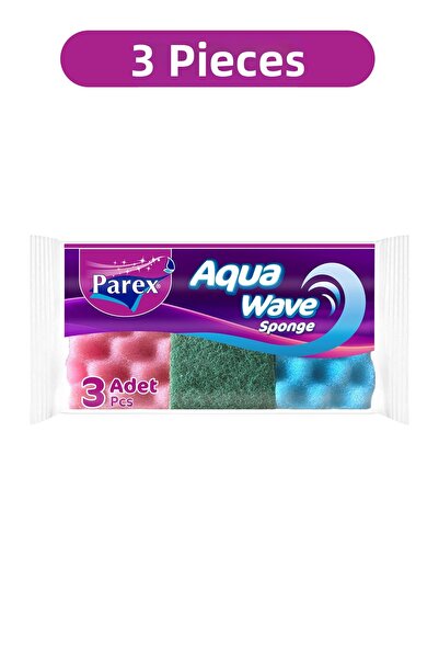 Parex Aquawave 3-Pack Dish Sponge Triple Pack