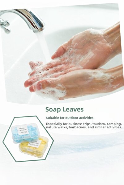 poswicon Flower Pattern Portable Magic Soap – Travel, Camping & Outdoor Hygie...