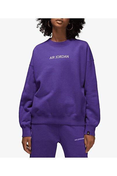 Nike Jordan Weiblich Wordmark Fleece Crewneck Sprint Sport