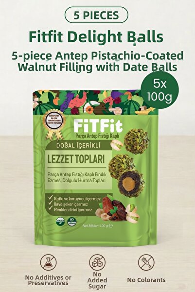 FitFit كرات النكهة ذات المكونات الطبيعية |   كرات فاكهة التمر المحشوة بمعجون ...