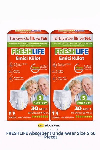 Freshlife Absorbent Panties Size S – 60 Pieces (2×30