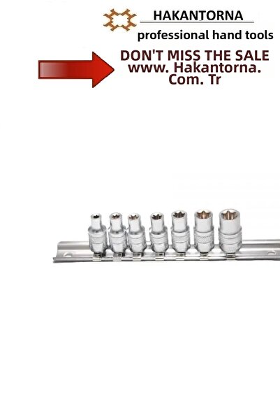 HakanTorna مجموعة أدوات أسنان الفأر HT-ARM مكونة من 7 قطع 1/4 بوصة قصيرة E