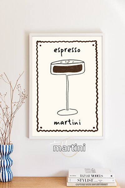 tablodea Pinterest Cocktail de cafea Espresso Martini Ilustrație Decor elegan...