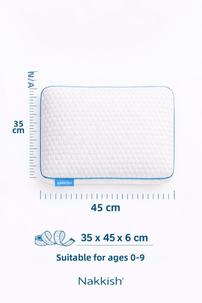 Nakkısh Orthopedic Baby Pillow Blue