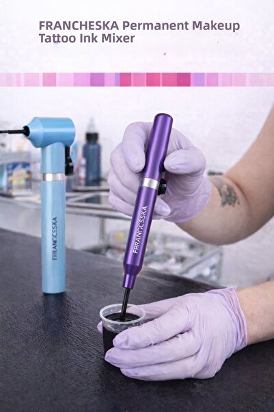 Francheska Миксер за пигменти за перманентен грим и татуировки с 5 сменяеми н...