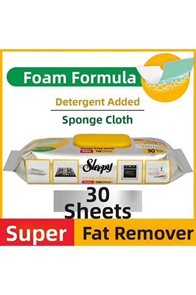 Sleepy منشفة تنظيف الأسطح سوبر فايت ريزولفر 30 قطعة