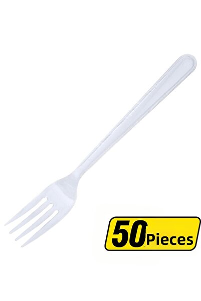 MATMEL 4 قطع شوك بلاستيكية فاخرة 50 قطعة