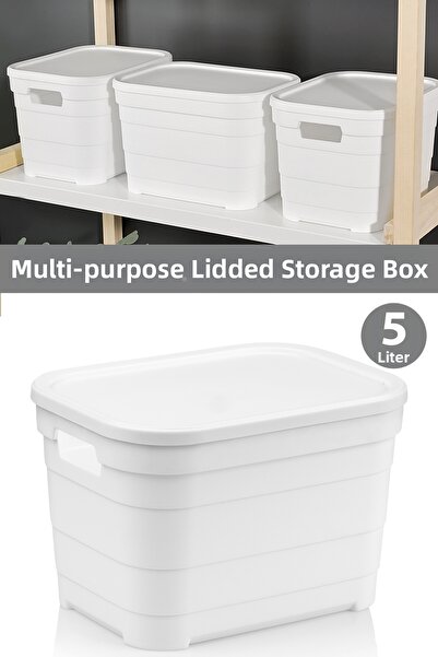 Meleni Home Διακοσμητικό κουτί αποθήκευσης πυραμίδας με καπάκι - Οργανωτής ντ...