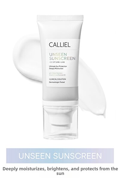 CALLİEL قاعدة مكياج غير مرئية وشفافة وطبيعية مع تأثير مرطب بعامل حماية من الش...