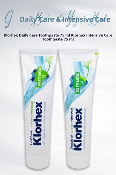 Dentasave Toothpaste Chlorhex Intensive Care 75 ml and Daily Care 75 ml
