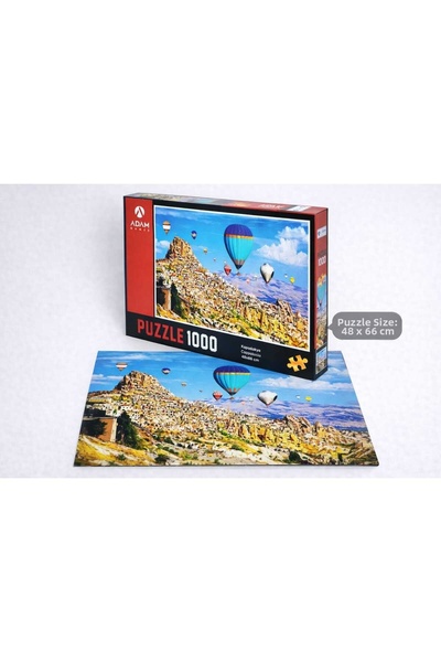 Adam Games Puzzle لغز تركيب الصور المقطوعة من 1000 قطعة لمنطقة كابادوكيا
