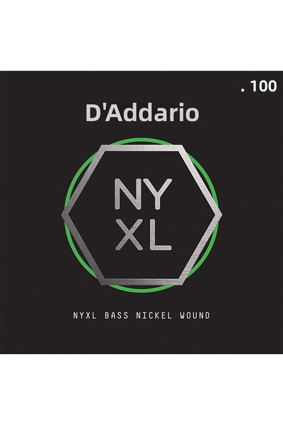 Daddario D'Addario Nyxlb100 Nyxl Series Bass Guitar Single String - .100 (Pro...