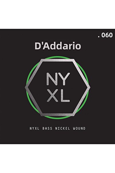 Daddario D'Addario Nyxlb060 Nyxl Series Bass Guitar Single String - .060 (Pro...