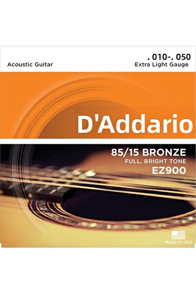 Generic Brand Ez900 Acoustic Guitar String Set, 85/15 Bronze, Extra Light
