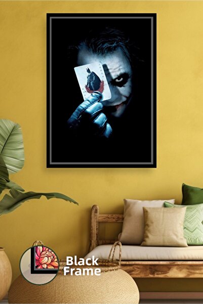 KOSS Dijital Tablou de perete cu scene de cărți de joc Joker, temă de film în...