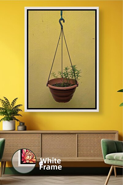 KOSS Dijital Pictură pe pânză înrămată în stil simplu, cu suport, albastru co...