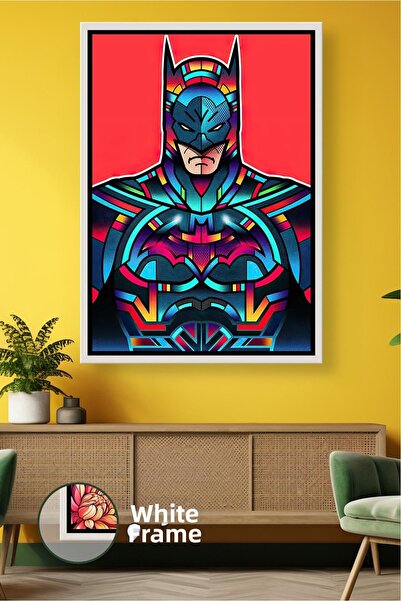 KOSS Dijital Διακόσμηση τοίχου Batman Πολύχρωμο σχέδιο ήρωα Διακόσμηση δωματί...