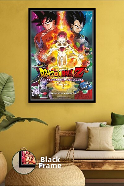 KOSS Dijital Pictură pe pânză înrămată Dragon Ball Z Resurrection F Anime Str...