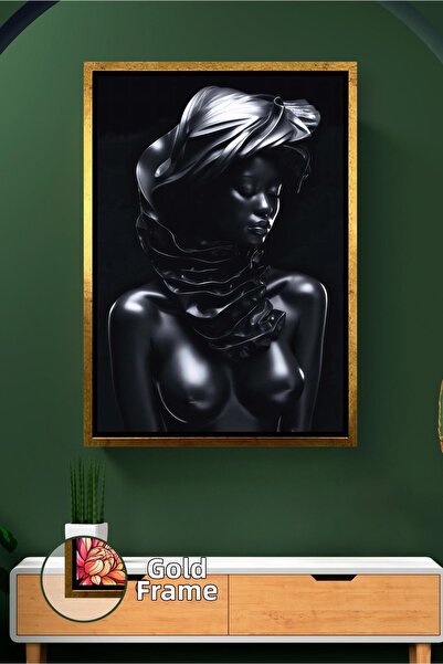 KOSS Dijital Διακόσμηση τοίχου με γυναικεία φιγούρα με λεπτομέρεια κεφαλιού σ...