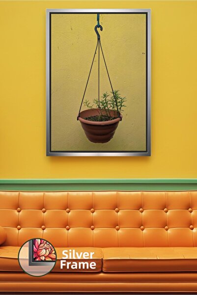 KOSS Dijital Pictură pe pânză înrămată în stil simplu, cu suport, albastru co...