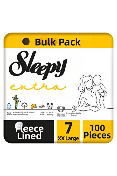 Sleepy الحزمة الإجمالية من حفاضات الأطفال - نشاط يومي إضافي، مقاس 7 XXL، 100 ...